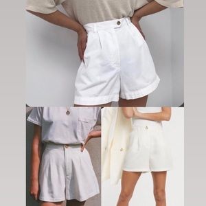 VINTAGE LINEN SHORTS